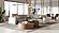 Modrest Frazier - Modern Light Grey Leather Sectional Sofa with Recliners by VIG Furniture