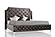 California King Leilah Transitional Tufted Fabric Bed by VIG Furniture