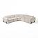 Divani Casa Conrad - Modern Beige Fabric Sectional w/3 Recliners by VIG Furniture