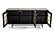 Modrest Natalie Modern Black Acacia & Antique Brass Buffet by VIG Furniture