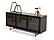 Modrest Natalie Modern Black Acacia & Antique Brass Buffet by VIG Furniture
