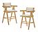 Modrest Fern - Modern Natural and Beige Counter Stool Set of 2 by VIG Furniture
