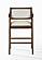 Modrest Fern - Modern Walnut and Beige Counter Stool Set of 2 by VIG Furniture