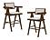 Modrest Fern - Modern Walnut and Beige Counter Stool Set of 2 by VIG Furniture