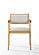 Modrest Fern - Modern Natural and Beige Dining Chair Set of 2 by VIG Furniture