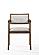 Modrest Fern - Modern Walnut and Beige Dining Chair Set of 2 by VIG Furniture