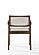 Modrest Fern - Modern Walnut and Beige Dining Chair Set of 2 by VIG Furniture