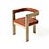 Nova Domus Oshana - Modern Rust Leatherette + White Oak Dining Chair by VIG Furniture