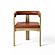Nova Domus Oshana - Modern Rust Leatherette + White Oak Dining Chair by VIG Furniture