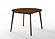 Modrest Castillo Modern Walnut Round Dining Table by VIG Furniture