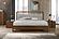 California King Nova Domus Falcor - Modern Grey Fabric & Walnut Veneer Bed by VIG Furniture