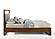 California King Nova Domus Falcor - Modern Grey Fabric & Walnut Veneer Bed by VIG Furniture