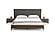 Nova Domus Metcalf - Mid-Century Walnut & Grey California King Bed w/ Two Nightstands by VIG Furniture