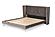 Nova Domus Bryan Modern Grey Velvet & Gold Bed by VIG Furniture