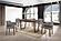 Modrest Jordan Modern Walnut & Grey Dining Set w/6 Chairs by VIG Furniture