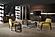 Modrest Bronson Modern Walnut & Black Round End Table by VIG Furniture