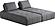 Divani Casa Edgar - Modern Grey Fabric Modular Sectional Sofa by VIG Furniture