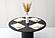 Modrest Miami - Modern Black Oak Round Dining Table w/Extension by VIG Furniture