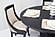 Modrest Miami - Modern Black Oak Round Dining Table w/Extension by VIG Furniture