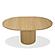 Modrest Miami - Modern Natural Oak Round Dining Table w/Extension by VIG Furniture