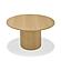 Modrest Miami - Modern Natural Oak Round Dining Table w/Extension by VIG Furniture