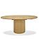 Modrest Miami - Modern Natural Oak Round Dining Table w/Extension by VIG Furniture