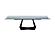 Modrest Maroney - Modern Black and Glass  Extendable 70.5