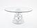 Modrest Lilly - Modern 12Mm Round Glass + White Dining Table by VIG Furniture