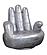 Estro Salotti Sosia Italian Modern Silver Leather Hand Accent Chair by VIG Furniture