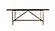 Modrest Shane - Modern Acacia & Brass Dining Table by VIG Furniture