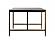 Modrest Shane - Modern Acacia & Brass Dining Table by VIG Furniture