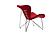 Modrest Decatur Mid-Century Red Fabric Accent Chair by VIG Furniture