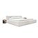 Divani Casa Tyree - Modern Tufted Off-White Fabric Bed- by VIG Furniture