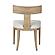 Modrest Fabien - Mid-Century Modern Beige Linen + Wood Dining Chair (Set of 2) by VIG Furniture