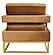Modrest Edna - Camel Velvet + Gold Accent Chair by VIG Furniture