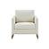 Modrest Prince - Contemporary Cream + Gold Fabric Accent Chair by VIG Furniture
