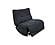 Divani Casa Basil - Modern Dark Grey Fabric Large Electric Recliner Chair by VIG Furniture