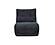 Divani Casa Basil - Modern Dark Grey Fabric Large Electric Recliner Chair by VIG Furniture