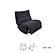 Divani Casa Basil - Modern Dark Grey Fabric Large Electric Recliner Chair by VIG Furniture