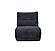 Divani Casa Basil - Modern Dark Grey Fabric Small Electric Recliner Chair by VIG Furniture