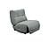 Divani Casa Basil - Modern Grey Fabric Small Electric Recliner Chair by VIG Furniture