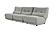 Divani Casa Basil - Modern Grey Fabric Large Sofa w/3 Electric Recliners by VIG Furniture