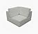 Divani Casa Lulu - Modern White Fabric Modular Sectional Sofa w/ Left Facing Chaise by VIG Furniture