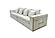 Divani Casa Mobray - Glam Light Grey Velvet + Gold Sofa by VIG Furniture