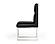 A&X Carla - Modern Black Leatherette Dining Chair (Set of 2) by VIG Furniture