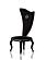 A&X Sovereign - Transitional Black Fabric Chair (Set of 2) by VIG Furniture