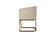 Modrest Yukon - Modern Beige Bonded and Antique Brass Dining Chair by VIG Furniture