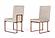 Modrest Fowler - Modern Beige and Brass Velvet Dining Chair Set of 2 by VIG Furniture