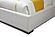 Modrest Nixa - Modern Beige Velvet + Brushed Bronze Bed by VIG Furniture