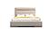 Modrest Cartier - Modern Beige Velvet and Brushed Brass Q Bed by VIG Furniture